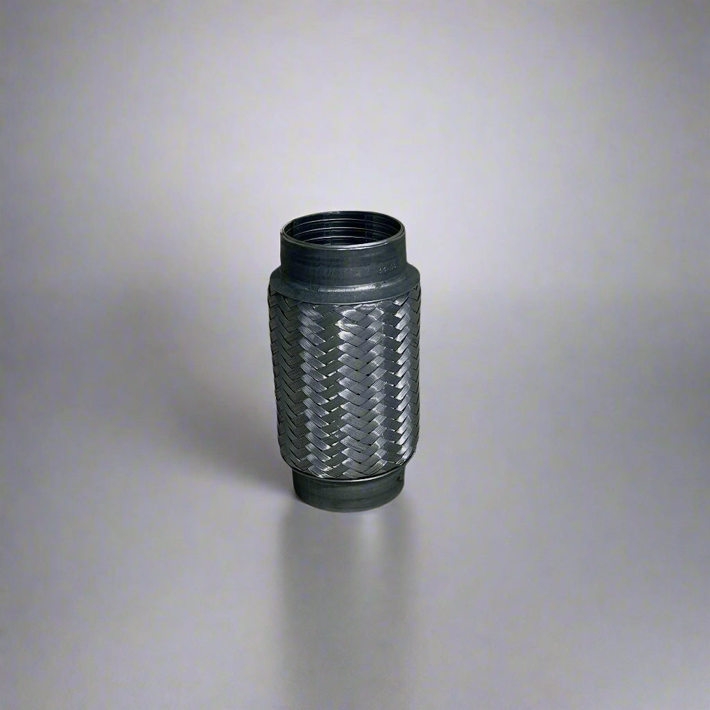 Flexible exhaust pipe made from high-grade stainless steel, ideal for automotive exhaust systems.