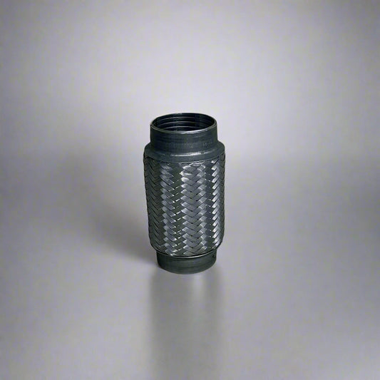 Flexible exhaust pipe made from high-grade stainless steel, ideal for automotive exhaust systems.