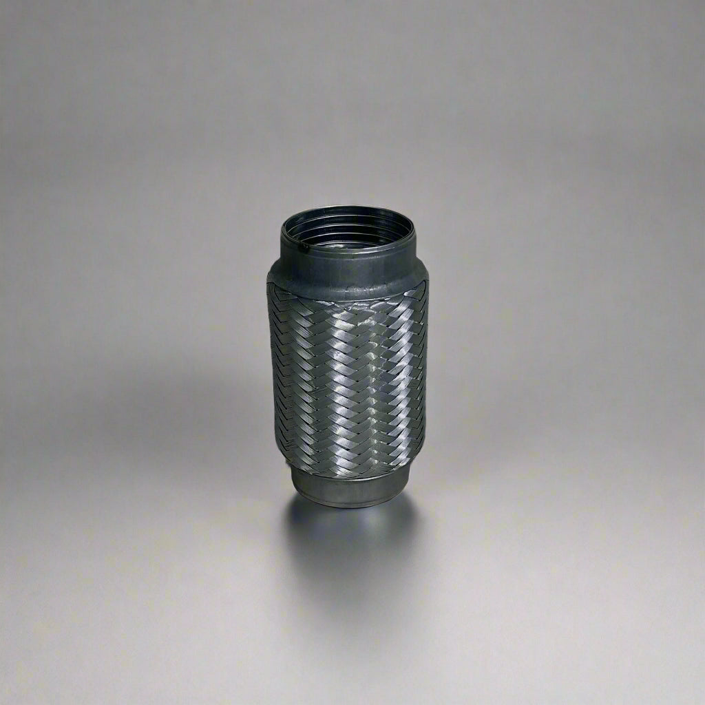 Flexible exhaust pipe made from high-grade stainless steel, ideal for automotive exhaust systems.