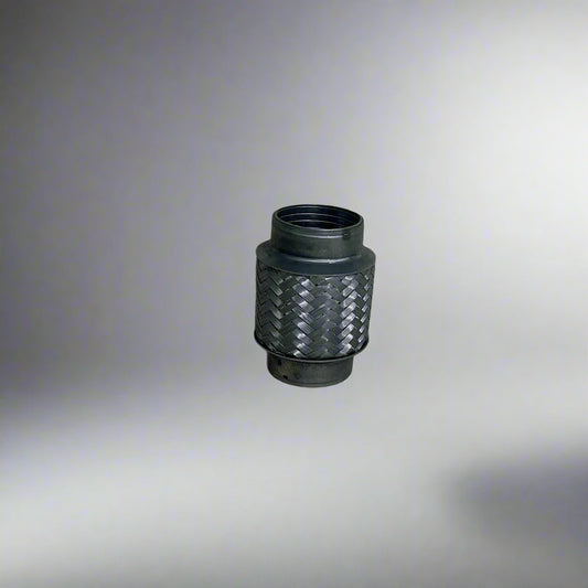 Stainless steel flexi pipe designed for exhaust systems, featuring a flexible and durable construction for improved fit and vibration reduction