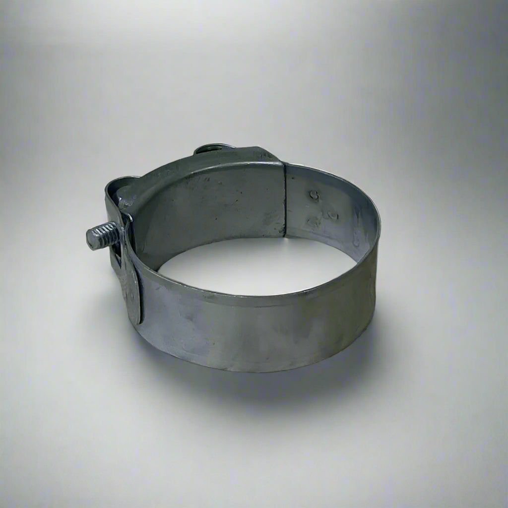 Heavy Duty Bolt & Barrel Clamp for secure, leak-free connections in custom exhaust systems, designed for high-performance and durability