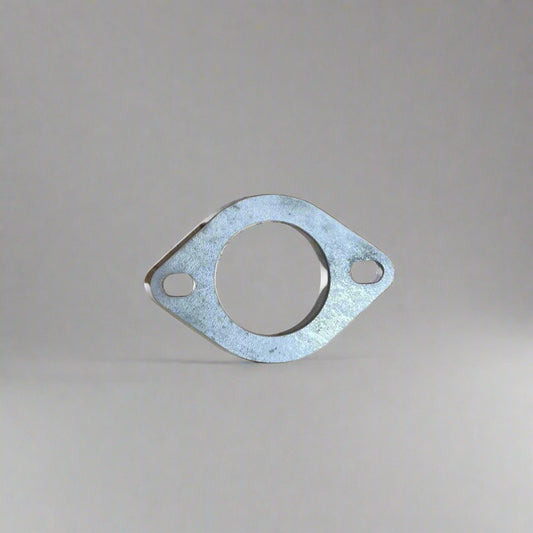 Stainless steel flange for exhaust hanger fabrication and custom supports